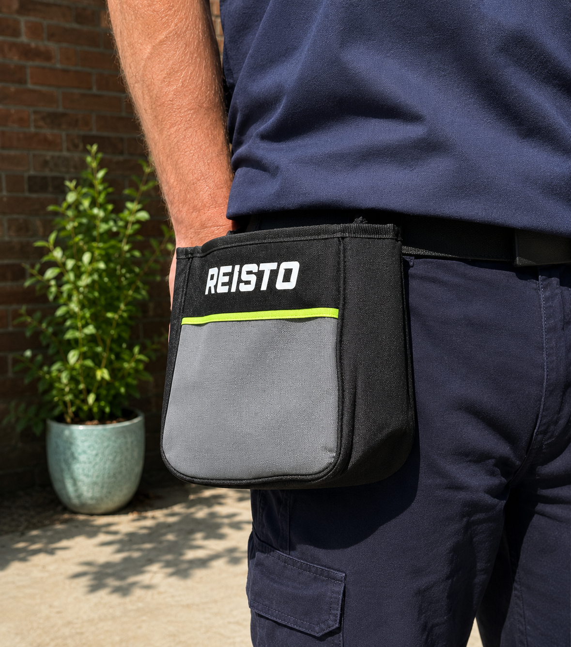 REISTO® Belt Cartridge Pouch – Black/Grey | Clay & Sporting Shooting Essential