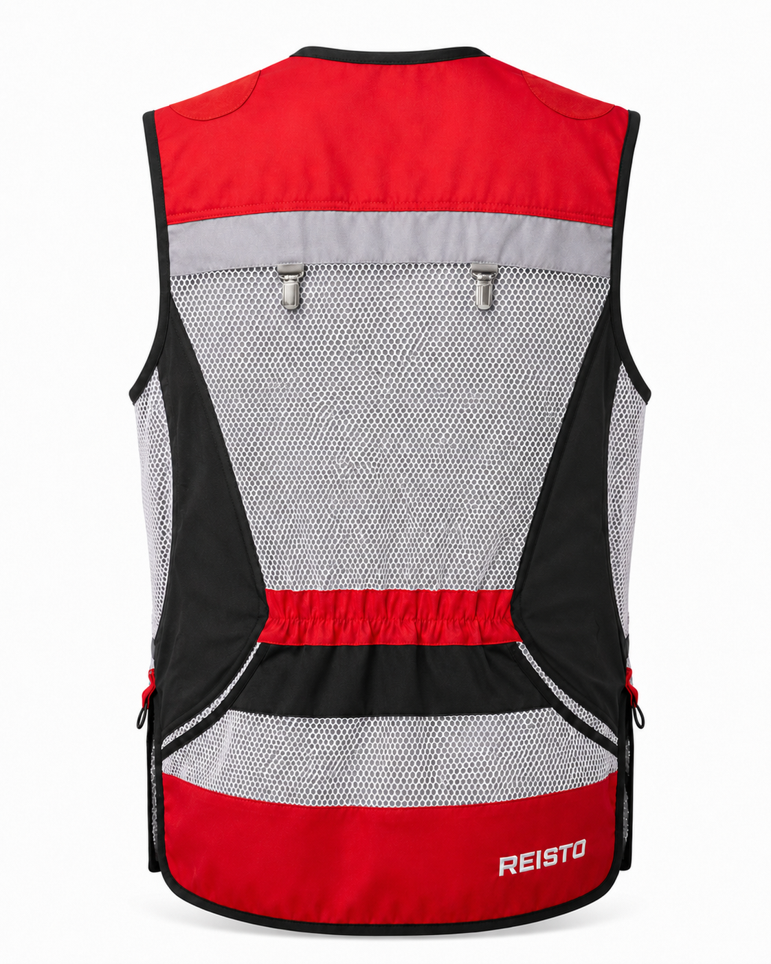 REISTO® Signature Clay Shooting Vest - Red/Grey - Men's