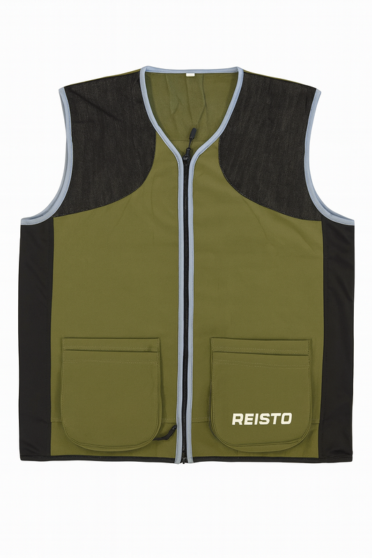 REISTO apex olive green skeet vest