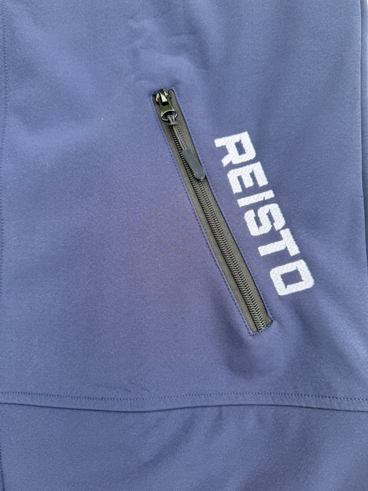 Reisto Softshell Shooting Vest Navy Zipped Pocket
