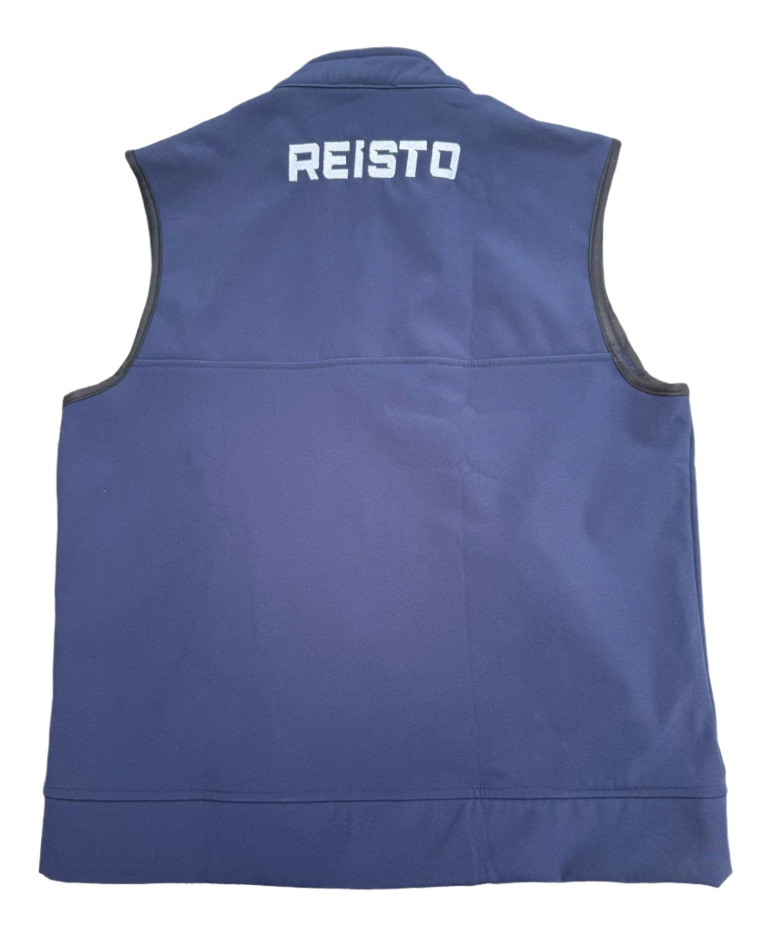 Reisto Softshell Shooting Vest Navy Back Flat