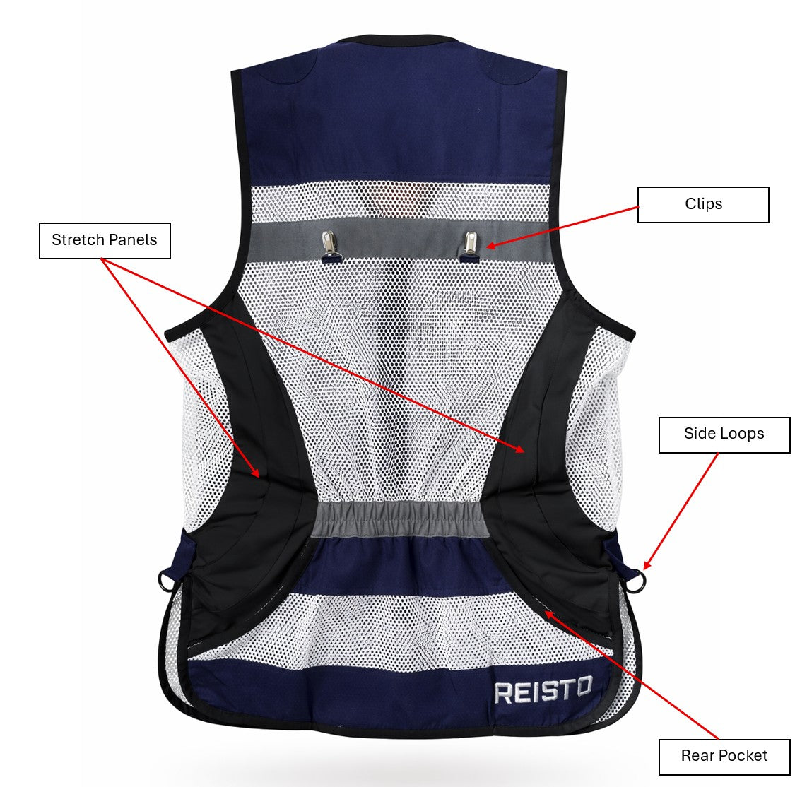 REISTO® Skeet Vest 2026 - The Blue Steel