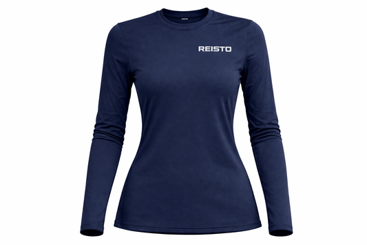 Womens Base Layer Navy Blue Front