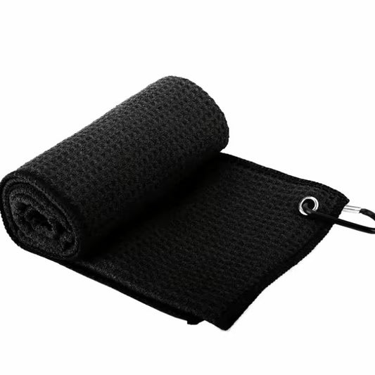Shooting Microfibre Waffle Towel with Carabiner Clip