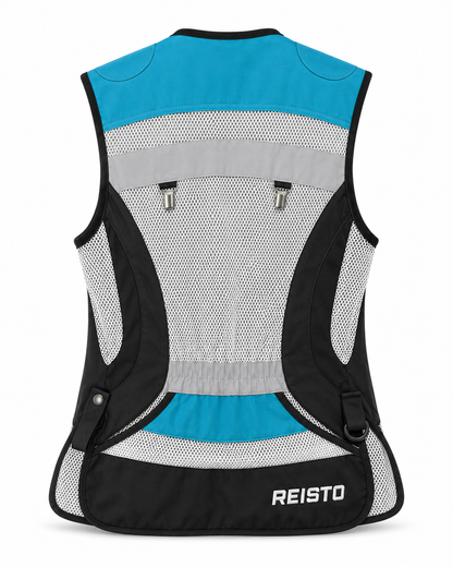 REISTO® Women’s Signature Clay Shooting Vest- Grey/Teal