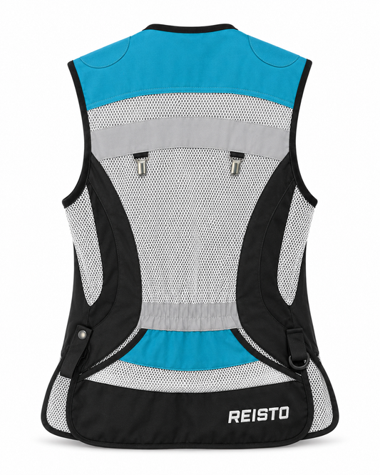 REISTO® Women’s Signature Clay Shooting Vest- Grey/Teal
