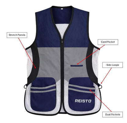REISTO® Skeet Vest 2026 - The Blue Steel