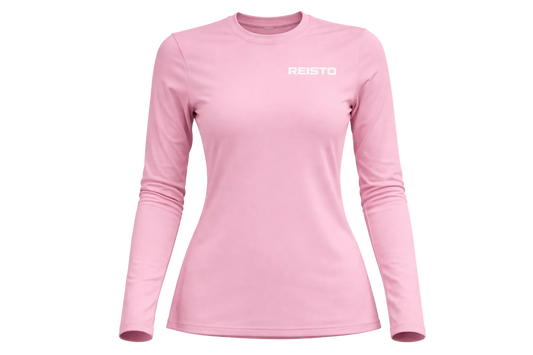 Womens Pink Base Layer Front
